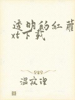 透明的红萝卜txt下载