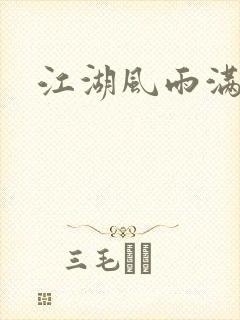 江湖风雨满天情
