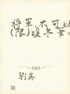 将军,不可以!(限)暖冬笔趣阁免费阅读