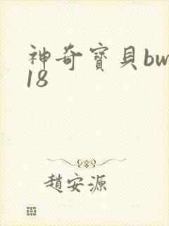 神奇宝贝bw118