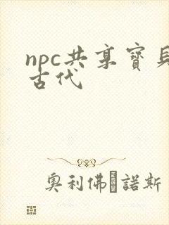 npc共享宝贝古代