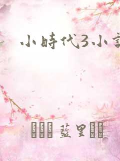 小时代3小说