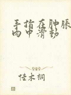 手指在肿胀的唇肉中滑动