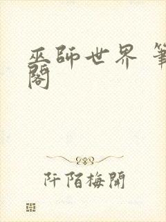 巫师世界 笔趣阁