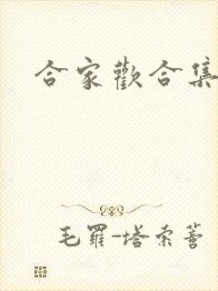 合家欢合集