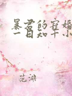暴君的宠婚日常一日知千小说免费