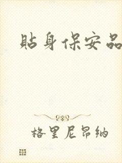 贴身保安品书网
