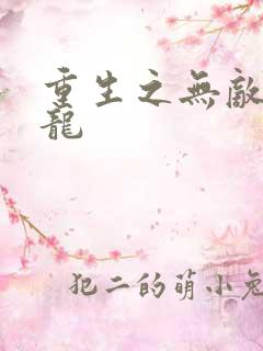 重生之无敌项少龙