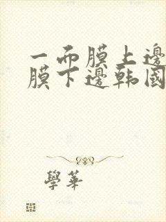 一面膜上边一面膜下边韩国
