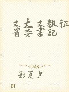 又大又粗征服女省委书记