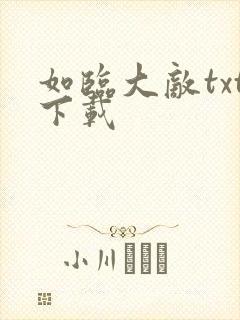 如临大敌txt下载