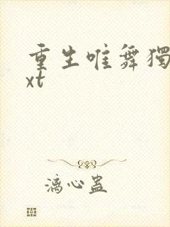 重生唯舞独尊txt