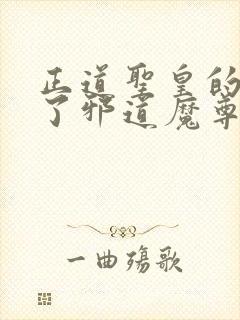 正道圣皇的我娶了邪道魔尊 小说