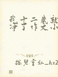 我十二岁就不干净了作文小说