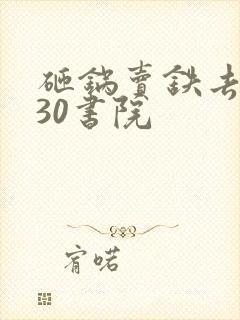 砸锅卖铁去上学30书院