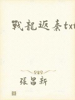 战龙返秦txt