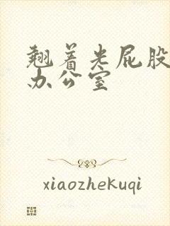 翘着光屁股趴在办公室