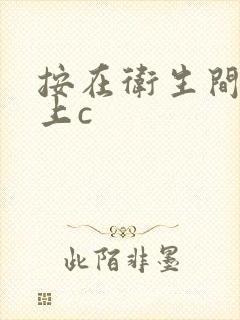 按在卫生间的墙上c