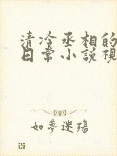 清冷丞相的爆炒日常小说视频