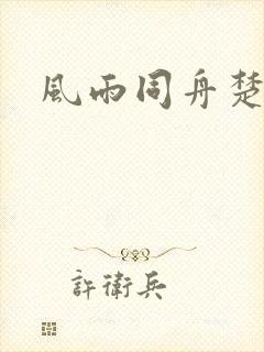 风雨同舟楚秋