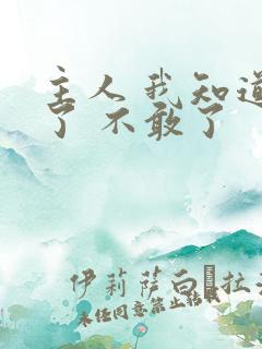 主人 我知道错了 不敢了