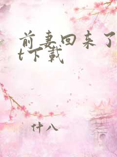 前妻回来了txt下载