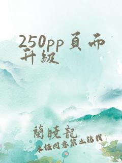 250pp页面升级