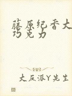 藤原纪香大战黑巧克力