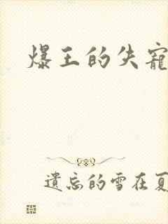 爆王的失宠弃妃