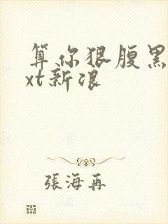 算你狠腹黑男txt新浪