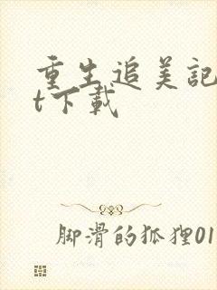 重生追美记txt下载