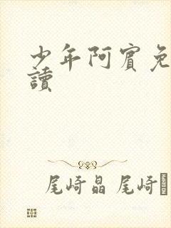 少年阿宾免费阅读