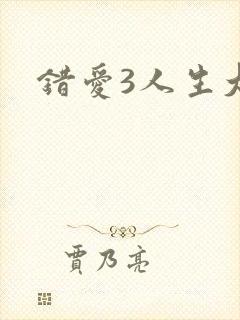 错爱3人生大事