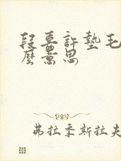 段嘉许垫毛巾什么意思