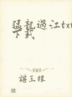 猛龙过江txt下载