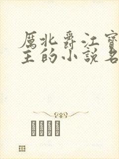 厉北爵江宝宝男主的小说名字