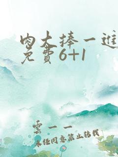 肉大捧一进一出免费6+1