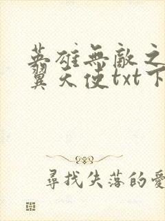 英雄无敌之十二翼天使txt下载