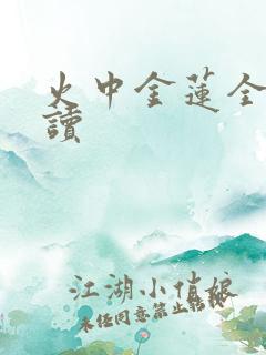 火中金莲全文阅读