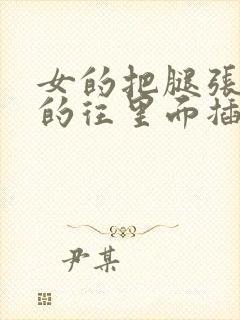 女的把腿张开男的往里面插