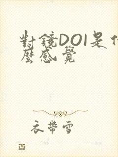 对镜DOI是什么感觉