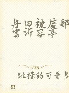 丹田被废那些年云沂容亭