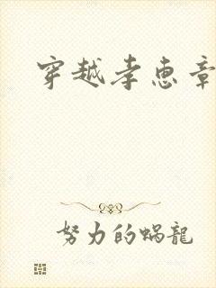 穿越孝惠章皇后