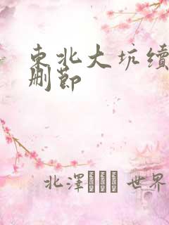 东北大坑续集未删节