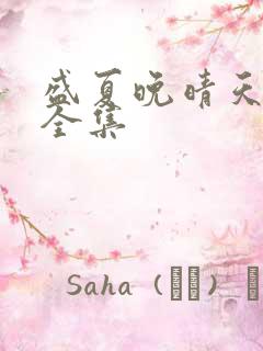 盛夏晚晴天小说全集