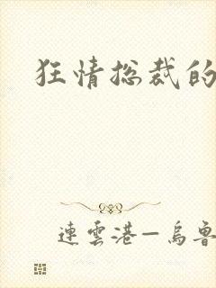 狂情总裁的囚妻