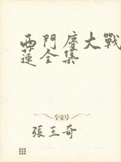 西门庆大战潘金莲全集