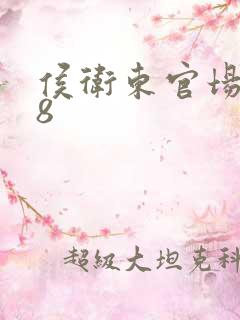 侯卫东官场笔记8