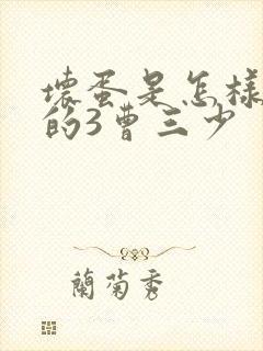 坏蛋是怎样炼成的3曹三少