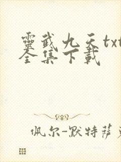 灵武九天txt全集下载